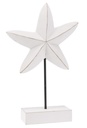Décoration  étoile de mer blanc 