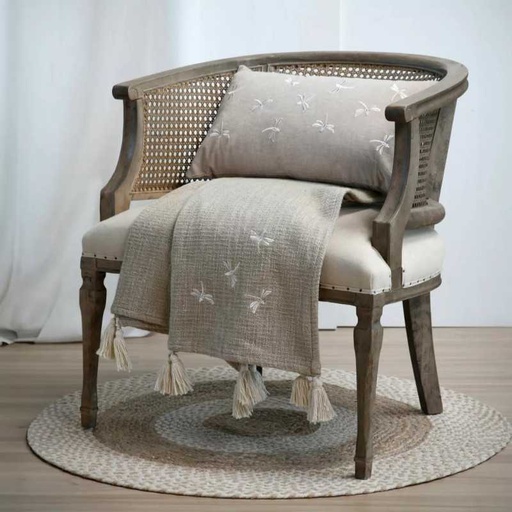 Joanny plaid 125x150 ecru