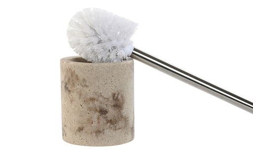 Support brosses wc résine 10,5x10,5x37 simil marbr