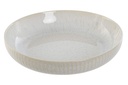 Assiette gres émaillé 22,8x22,8x4,5 blanc