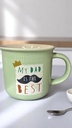 Mug porcelaine soleil couchant 12x8,5x10 380ml