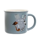 Tasse en porcelaine bleu "my dad is the best" 400 ml