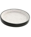 Bougeoir en gres noir 10x10x1.5 cm
