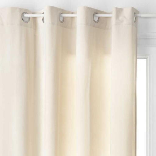 Rideau lilou ivoire 140x260