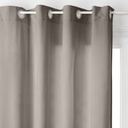 Rideau lilou taupe 140x260