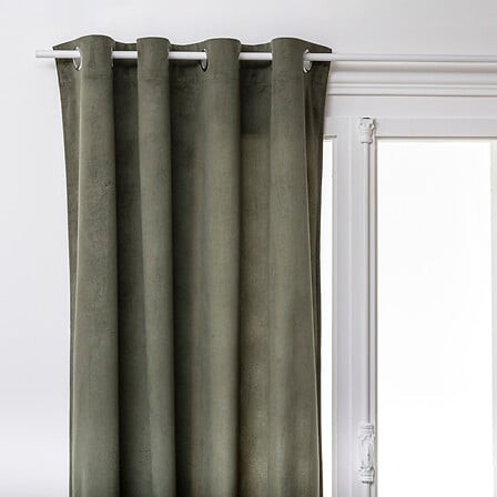 Rideau lilou kaki 140x260