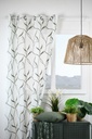 Acanthe voilage 140x260 cm vert