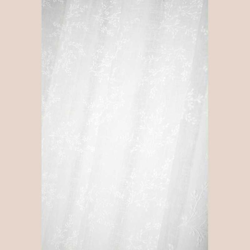 Samantha voilage 140x260 cm blanc