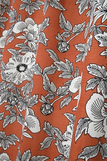 Galicia rideau 140x260 œil orange