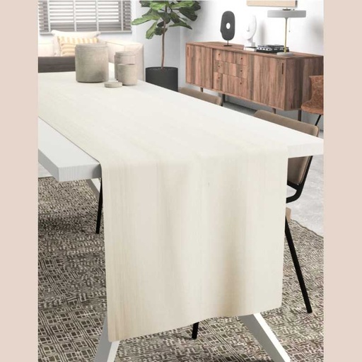 Chemin de table 30x300  grege gaze de coton celestia