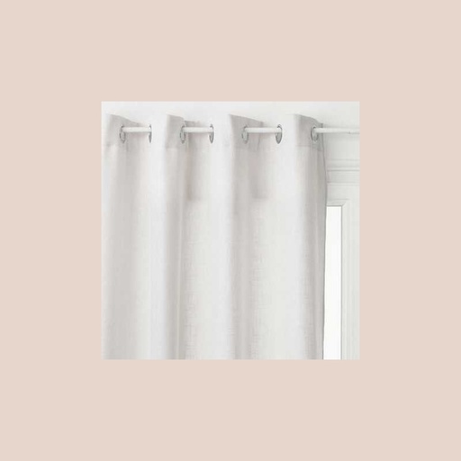 Rideau leon ivoire 140x260