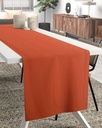 Chemin de table 30x300  terra gaze de coton celestia