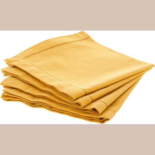 Serv table chambray ocre x4