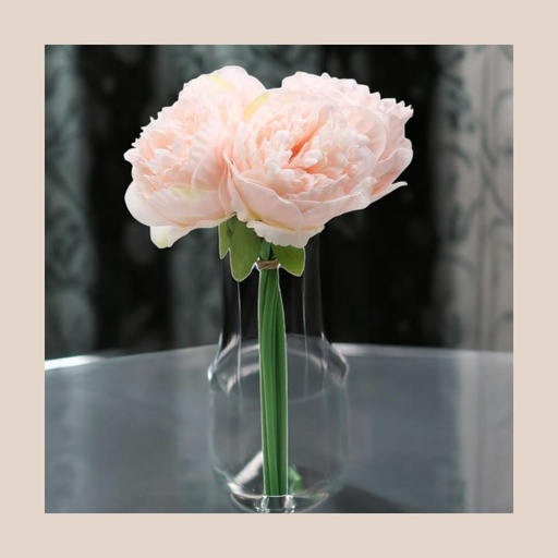 Bouquet pivoine rose