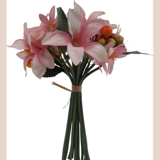 Fleur bouquet jasmin rose