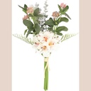 Bouquet lys tigrés blanc et feuillages