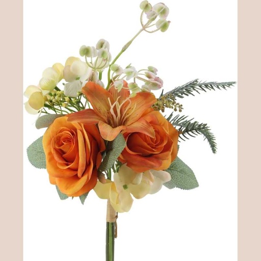 Bouquet de fleurs  orange
