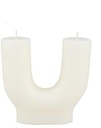 Bougie cire 15x5x15-blanc
