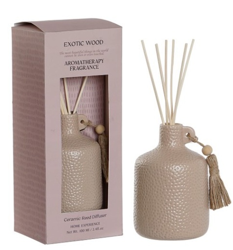Diffuseur d'ambiance en grès "exotic wood" 100 ml