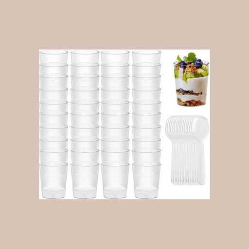 Verrines charlotte 150ml x 10