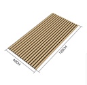 Panneaux bois latte acoustic 60x120