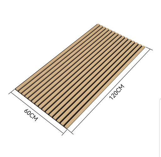 Panneaux bois latte acoustic 60x120