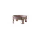Petite table ronde naturel diamètre 60 cm