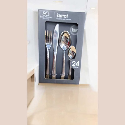 Menagere inox 24p serrat