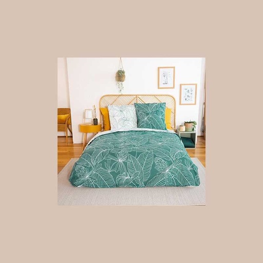 Parure 3 p. 260 x 240 cm imprime 57 fils allover tilda