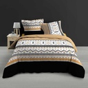 Parure 3 p. 240 x 220 cm percale imp. 78 fils allover astraline
