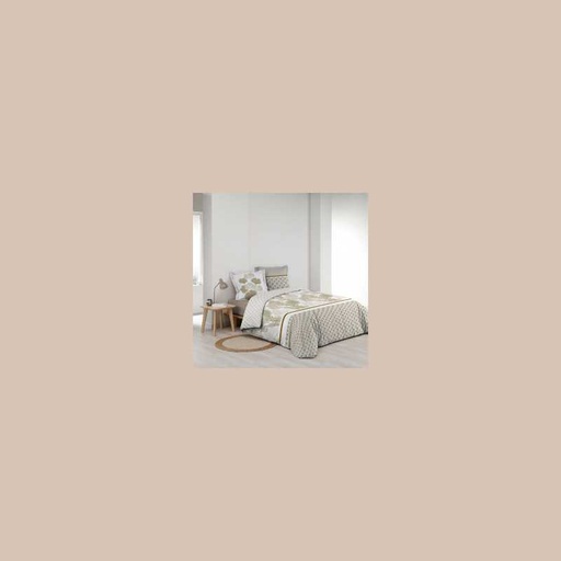 Parure 3 p. 240 x 220 cm percale imp. 78 fils allover melisse