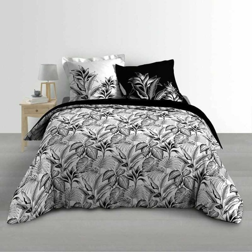 Parure 3 p. 260 x 240 cm percale imp. 78 fils allover cabana