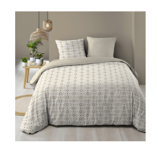 Parure 3 p. 240 x 220 cm imprime 57 fils allover brianna