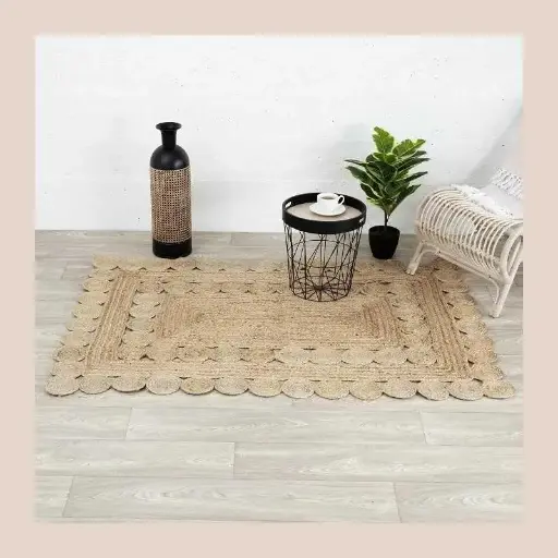 Tapis jute ajoure 120x170
