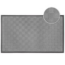 Tapis rectangle 45 x 75 cm pvc tisse simeo taupe
