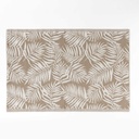 Tapis rect. 120 x 180 cm polypropylene imp. millefeuilles beige