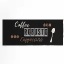 Tapis rectangle 50 x 120 cm imprime cappuccino