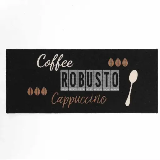 Tapis rectangle 50 x 120 cm imprime cappuccino