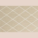 Tapis rectangle 120 x 170 cm tisse plat damira