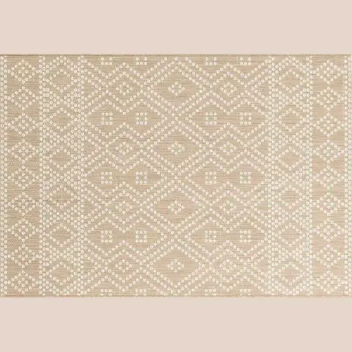 Tapis rectangle tisse plat tania 120 x 170 cm 