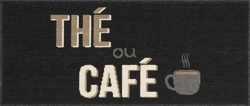 Tapis rectangle 50 x 120 cm bouclette breakfast