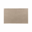 Tapis rectangle 50 x 80 cm coton/polyester tisse alivia camel