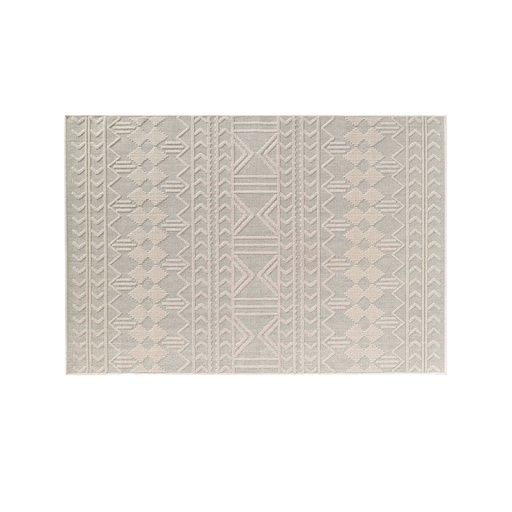 Tapis rectangle 160 x 230 cm tisse plat relief valam