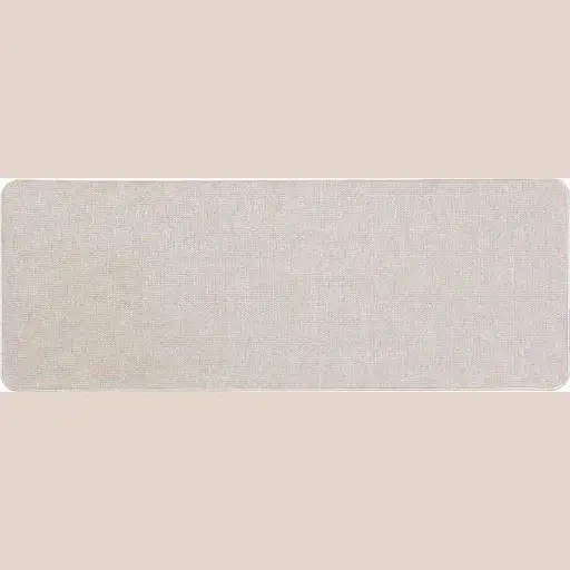 Tapis rectangle 45 x 120 cm tisse uni simeo naturel