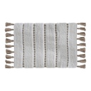 Tapis coton pompon 50x75 taup