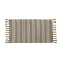 Tapis eden coton/jute 45x90 cm - naturel/blanc