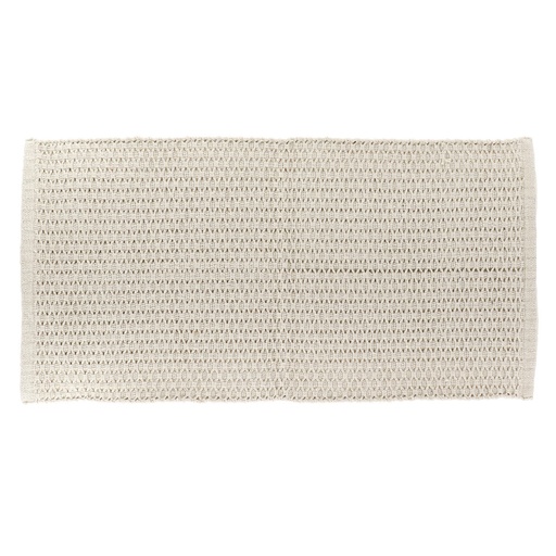 Tapis quito coton/autres fibres tresse 45x90 cm - naturel