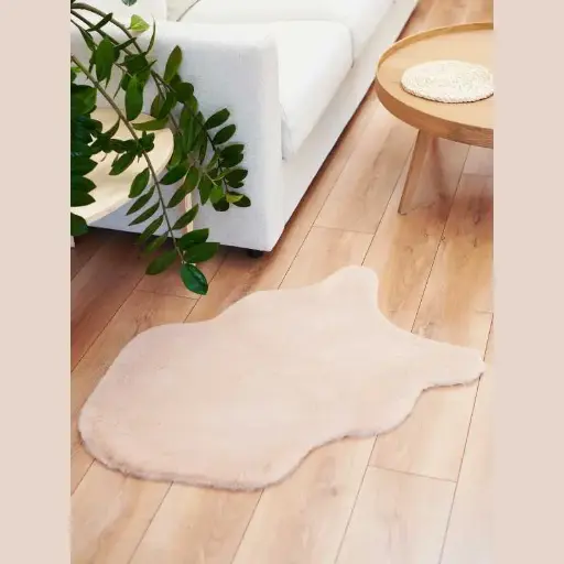Tapis 90x50cm marron clair