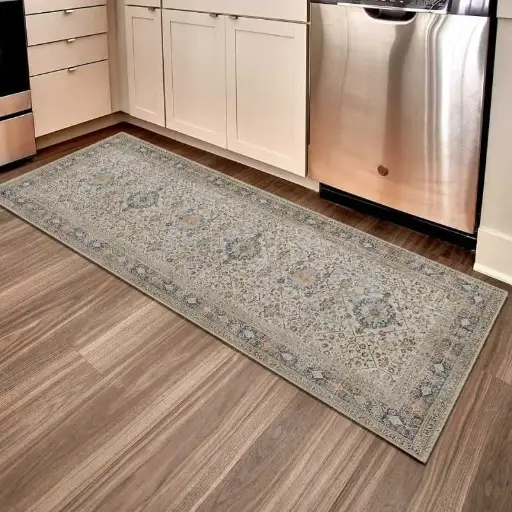 Tapis 50x120 orient beige