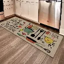 Tapis 50x120 impression jute kitchen